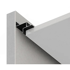 Безрамный теневой профиль FerGipps черный БП 309 УТ000002535 2