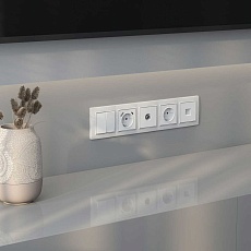 Рамка на 5 постов Werkel Snabb basic белый W0052001 4690389161452 4