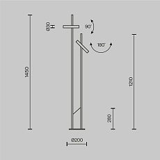 Торшер Maytoni MOD460FL-L6B3K 2