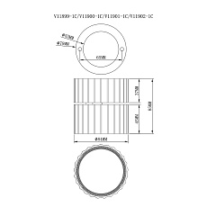 Спот Moderli Cora V11899-1C 1