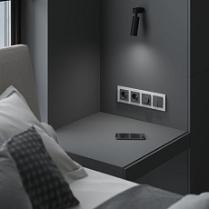 Рамка на 4 поста Werkel Favorit белый,стекло W0041101 4690389159923 3