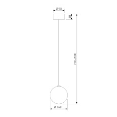 Подвесной светильник Bogates Crystall 1_101 a072033 2