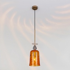 Подвесной светильник Eurosvet Dream 50194/1 янтарный 2