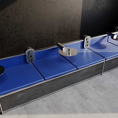 Светорегулятор встраиваемый Voltum S70 поворотно-нажимной 600 Вт, (титан) VLS070306 4