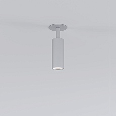 Встраиваемый светодиодный спот Elektrostandard Diffe 25039/Led серебряный a058219 1