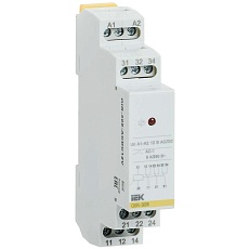 Реле промежуточное модульное OIR 3 контакта 8А 12В AC/DC IEK OIR-308-ACDC12V
