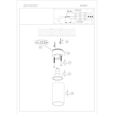Точечный светильник Denkirs Ikast DK2008-WH 1
