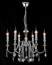 Подвесная люстра Crystal Lux MERCEDES SP6 CHROME/SMOKE 2