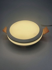 Встраиваемый светодиодный светильник Elvan VLS-109R-12W-WW-Wh 5