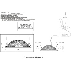 Встраиваемый светодиодный светильник Crystal Lux CLT 524C150 WH 1