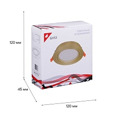 Встраиваемый светильник Reluce Technical 53026-9.0-001RLD GX53 GD 3