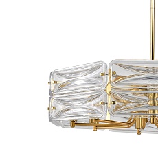 Подвесная люстра Indigo Zaffiro V12046/8P Brass V000499 1