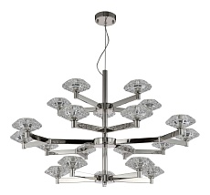 Подвесная люстра Crystal Lux Rebeca SP5+10+5 Nickel