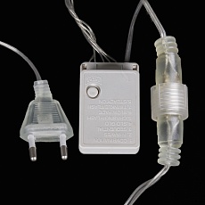 Cветодиодная гирлянда Sneha бахрома 230V белый 8 режимов A-056 WT 1