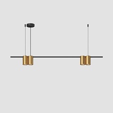 Подвесная люстра Denkirs Orbit DK4061-BK+SG 2