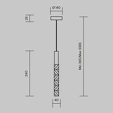 Подвесной светильник Maytoni MOD328PL-L3CH3K 1