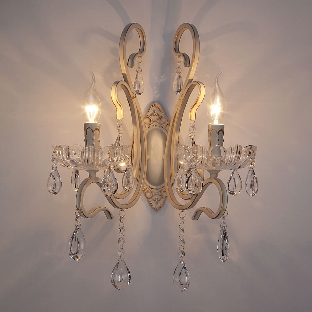 Бра Eurosvet 12205/2 белый Strotskis изображение 4 Бра Eurosvet 12205/2 белый Strotskis Фото № 4