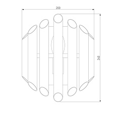 Настенный светильник Bogates Castellie 362/1 2