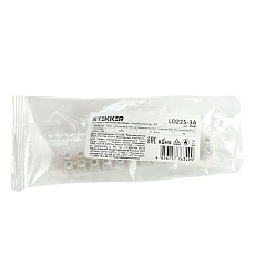 Колодка клеммная винтовая Stekker, линейка 12 штук, полиамид, LD225-3A DIY 39891 1