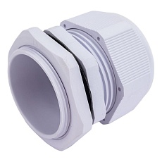 Сальник PG36 диаметр проводника 22-32 мм Stekker, IP54, серый (DIY упаковка 1 шт) (без мембраны) 49383 1