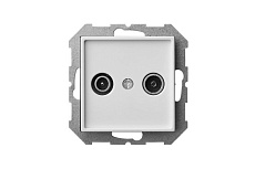 ТВ-розетка оконечная TV/R Liregus Epsilon белый 28-026 1