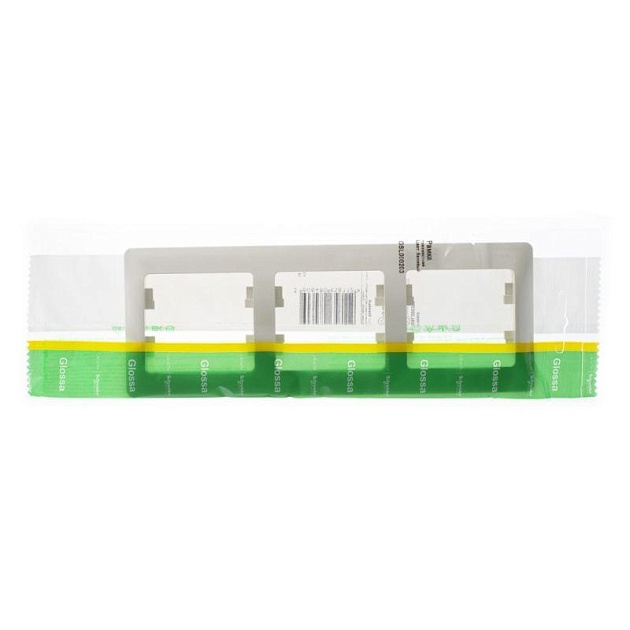 Рамка 3-постовая Systeme Electric Glossa бежевая GSL000203 Фото № 1