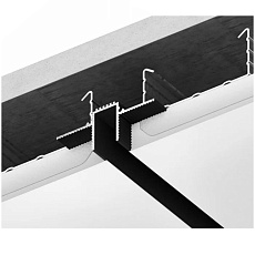 Разделительный профиль FerGipps черный РП 12 УТ000002062 1