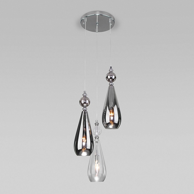 Подвесной светильник Eurosvet 50202/3 хром Фото № 1