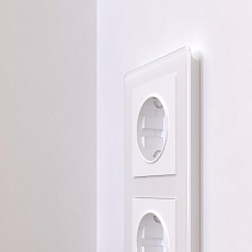 Рамка Werkel Acrylic на 2 поста белый W0022701 4690389184840 1