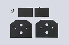 Заглушка для встраиваемого трека Crystal Lux CLT 0.235 06 BL