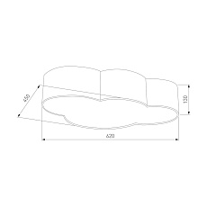 Настенный светильник TK Lighting 6072 Cloud 1