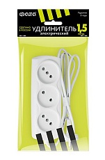 Удлинитель ФАZA 3гн 1,5м б/з УДП-3-150 1