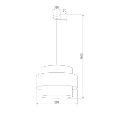 Подвесной светильник TK Lighting 2758 Trio 1