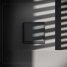 Выключатель встраиваемый Voltum S70 одноклавишный 10А, (графит) VLS010107 3