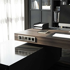 Розетка с заземлением Werkel графит W1171064 4690389194405 2