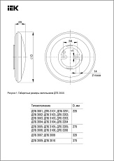 Настенно-потолочный светодиодный светильник IEK ДПБ LDPB0-3105-24-4000-K01 1