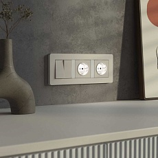 Розетка с подсветкой Werkel айвори a069610 5