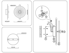 Настенный светильник Ambrella light High light LH31141 4