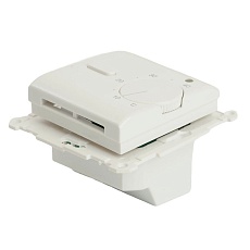 Терморегулятор механический для теплого пола (механизм), Stekker GLS00-7117-01, 250В, 3500Вт, серия Катрин, белый 49740 5