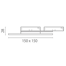 Светильник отраженного света 24V 5W 200° 4000K, черный Linea Lightstar 236147 3