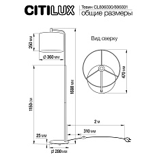 Торшер Citilux CL806031 1