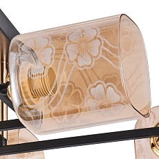 Потолочная люстра Reluce 72108-0.3-06 BK+FGD 2