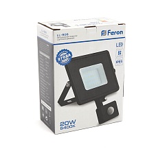 Светодиодный прожектор Feron с датчиком LL906 29556 1