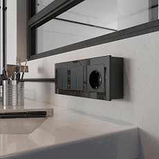 Коробка для накладного монтажа Werkel черный W8000008 4690389170850 3