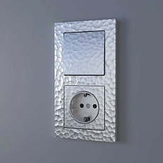 Выключатель Werkel Hammer одноклавишный серебряный W1210006 4690389161865 4