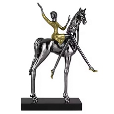 Статуэтка настольная ArtHomeDecor PRETTY WOMAN 7405 BLACK & GOLD