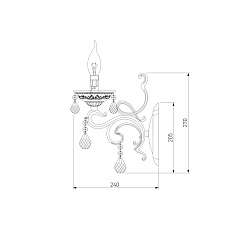 Бра Bogates 701/1 Strotskis 1
