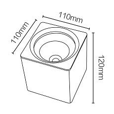 Потолочный светодиодный светильник Fiberli CH-SD220-1 12120101 1