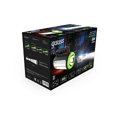 Прожекторный светодиодный фонарь Gauss аккумуляторный 219х143 500 лм GF603 1