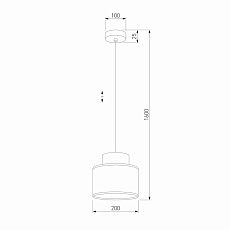 Подвесной светильник TK Lighting 3139 Duo 1
